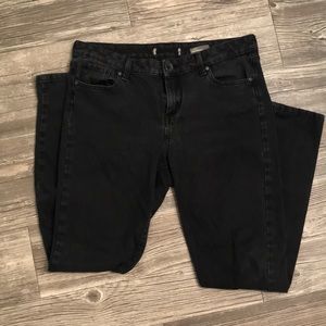 Stretch black skinny jeans